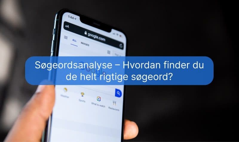 Søgeordsanalyse og SEO-research